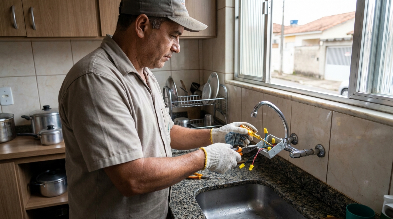 Adequação de Ponto Elétrico em Carapicuíba‑SP