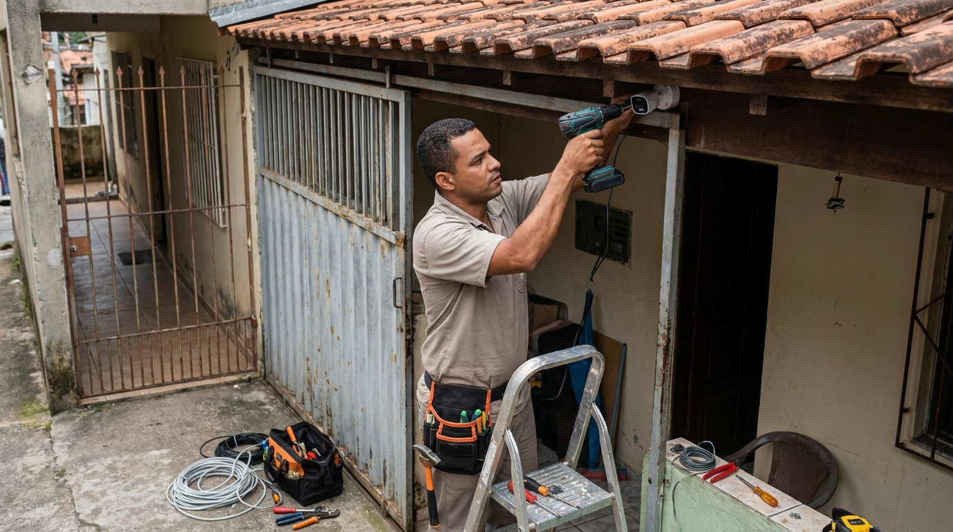 Instalação de Câmera Residencial em Carapicuíba‑SP